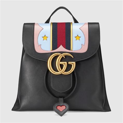 gucci porcelain rose marmont|Gucci Marmont leather backpack.